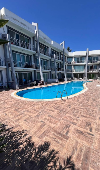 GİRNE/ALSANCAK'TA MERİT ROYAL BÖLGESİ'NDE SATILIK 1+1 DAİRE-2