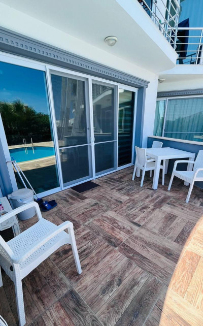 GİRNE/ALSANCAK'TA MERİT ROYAL BÖLGESİ'NDE SATILIK 1+1 DAİRE-8