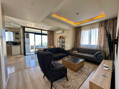 GİRNE MERKEZ (YUKARI GİRNE) SATILIK 2+1 DAİRE | FULL DENİZ & DAĞ MANZARALI | GENİŞ TERAS