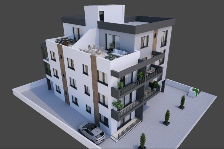 LEFKOŞA/GÖNYELİ'DE EYLÜL 2025 TESLİM SATILIK 2+1 DAİRELER-4