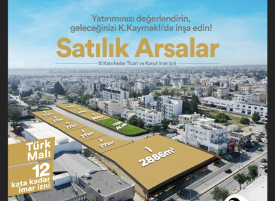 LEFKOŞA/KÜÇÜK KAYMAKLI'DA SATILIK ARSALAR