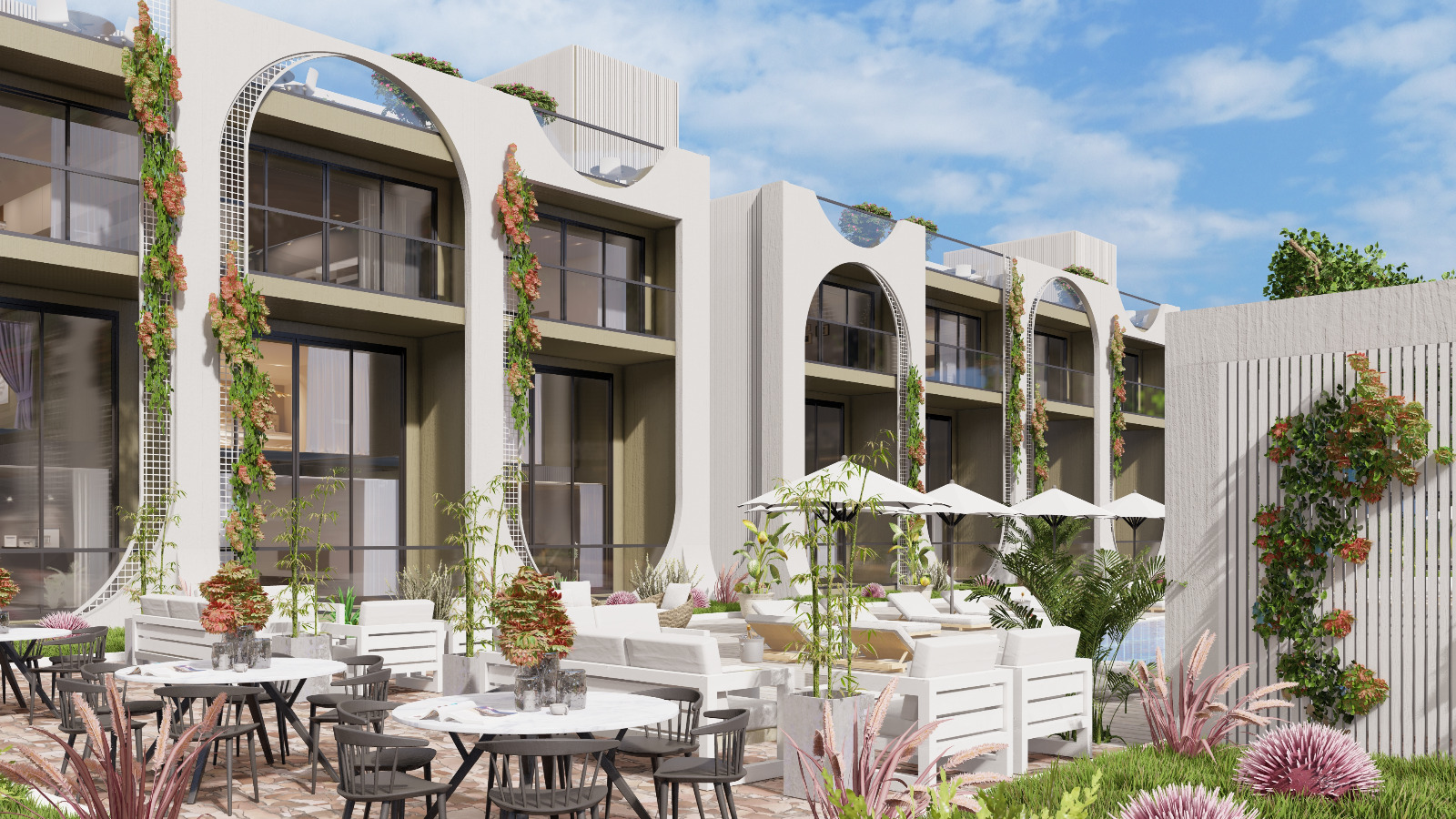 GİRNE/BAHÇELİ'DE PROJE AŞAMASINDA SATILIK 1+1/2+1 LOFT DAİRELER-4