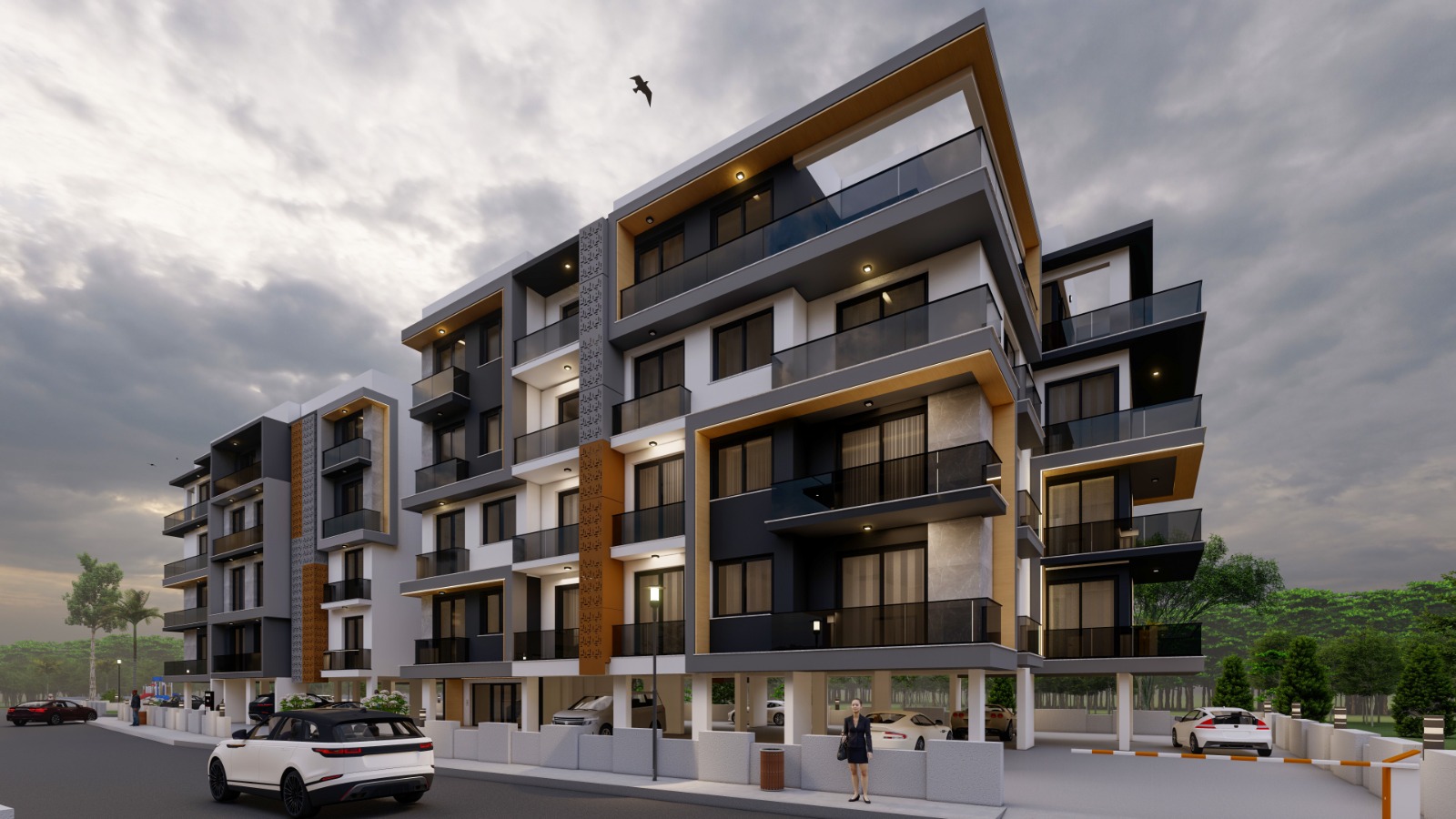 GİRNE/YUKARI GİRNE'DE YAPIM AŞAMASINDA SATILIK 2+1 RESİDENCE VE 3+1 PENTHOUSE DAİRELER-1