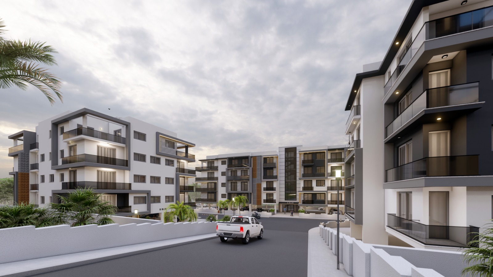 GİRNE/YUKARI GİRNE'DE YAPIM AŞAMASINDA SATILIK 2+1 RESİDENCE VE 3+1 PENTHOUSE DAİRELER-3